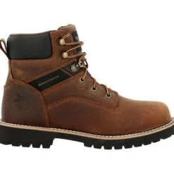 Georgia Men's Core 37 6" WP Slip Resistant Work Boot -Brown- GB00635