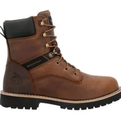 Georgia Men's Core 37 8" WP Slip Resistant Work Boot -Brown- GB00637