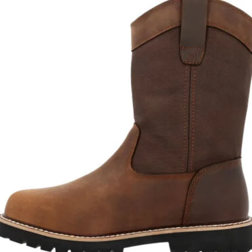 Georgia Men's Core 37 10" WP Slip Resistant Work Boot -Brown- GB00638