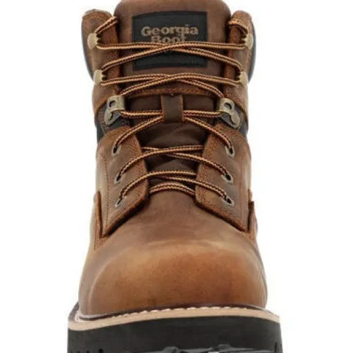 Georgia Men's Core 37 6" WP Slip Resistant Work Boot -Brown- GB00635
