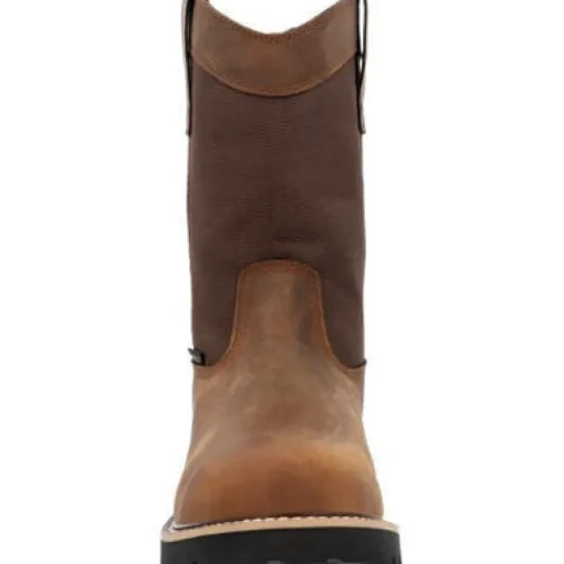 Georgia Men's Core 37 10" WP Slip Resistant Work Boot -Brown- GB00638