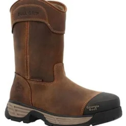 Georgia Men's Durablend Edge 10" Alloy Toe WP Work Boot -Brown- GB00664