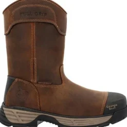 Georgia Men's Durablend Edge 10" Alloy Toe WP Work Boot -Brown- GB00664