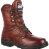 Georgia Men's Eagle Light 8" Slip Resistant Work Boot -Wildwood- G8083