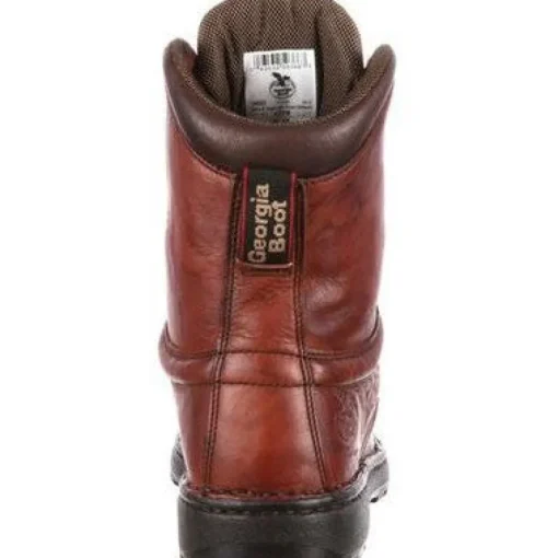 Georgia Men's Eagle Light 8" Slip Resistant Work Boot -Wildwood- G8083
