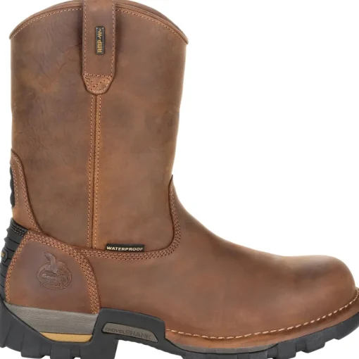 Georgia Men's Eagle One 10" Soft Toe WP Work Boot - Brown - GB00314