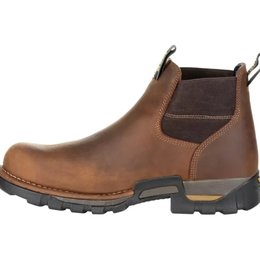 Georgia Men's Eagle One Soft Toe WP Chelsea Work Boot - Brown - GB00315