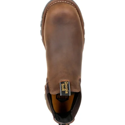 Georgia Men's Eagle One Soft Toe WP Chelsea Work Boot - Brown - GB00315