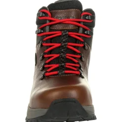 Georgia Men's Eagle Trail 6" Alloy Toe WP Hiker Work Boot - Brown - GB00397