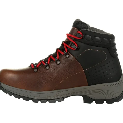 Georgia Men's Eagle Trail 6" Alloy Toe WP Hiker Work Boot - Brown - GB00397
