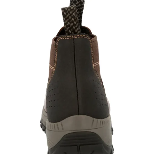 Georgia Men's Eagle Trail 5" Soft Toe WP Chelsea Boot- Brown - GB00478