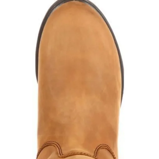Georgia Men's Farm And Ranch Wellington Wedge Work Boot - Brown - G4432