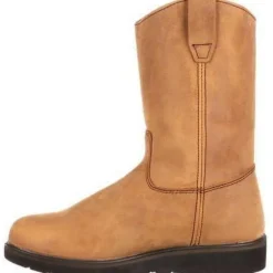 Georgia Men's Farm And Ranch Wellington Wedge Work Boot - Brown - G4432