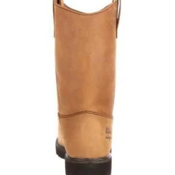 Georgia Men's Farm And Ranch Wellington Wedge Work Boot - Brown - G4432