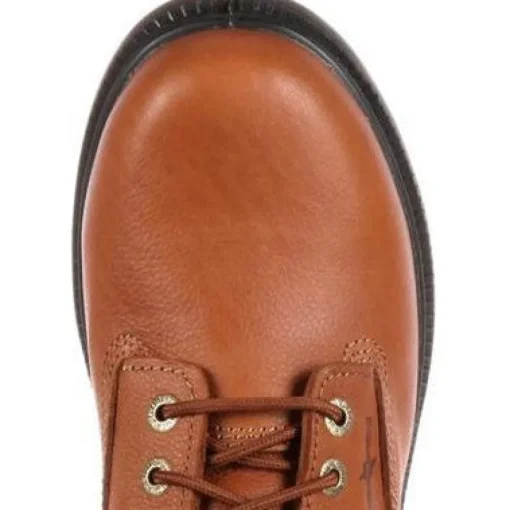Georgia Men's Farm And Ranch 6" Soft Toe WP Work Boot -Brown- G6503