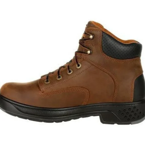 Georgia Men's FLX Point 6" Comp Toe WP Work Boot- Brown- G6644