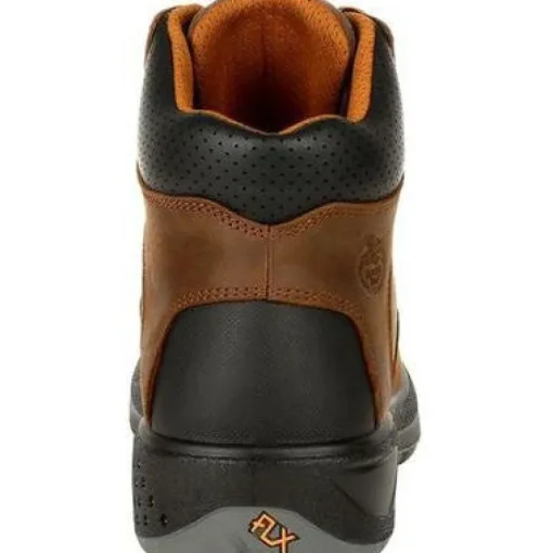Georgia Men's FLX Point 6" Comp Toe WP Work Boot- Brown- G6644