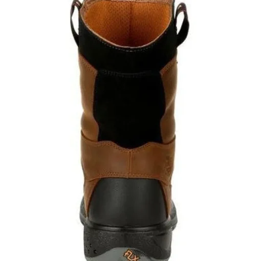 Georgia Men's Flxpoint 10" Comp Toe WP Wellington Work Boot- Brown - G5644