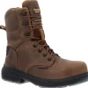 Georgia Men's Flxpoint Ultra 8" WP Comp Toe Work Boot -Brown- GB00554