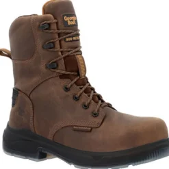 Georgia Men's Flxpoint Ultra 8" WP Comp Toe Work Boot -Brown- GB00554