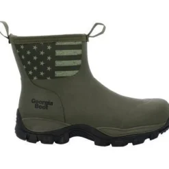 Georgia Men's GBR 8" WP Mid Rubber Work Boot - Dark Green - GB00631