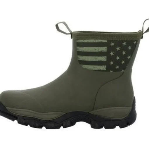 Georgia Men's GBR 8" WP Mid Rubber Work Boot - Dark Green - GB00631