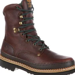Georgia Men's Giant 8" Slip Resistant Work Boot -Brown- G8274