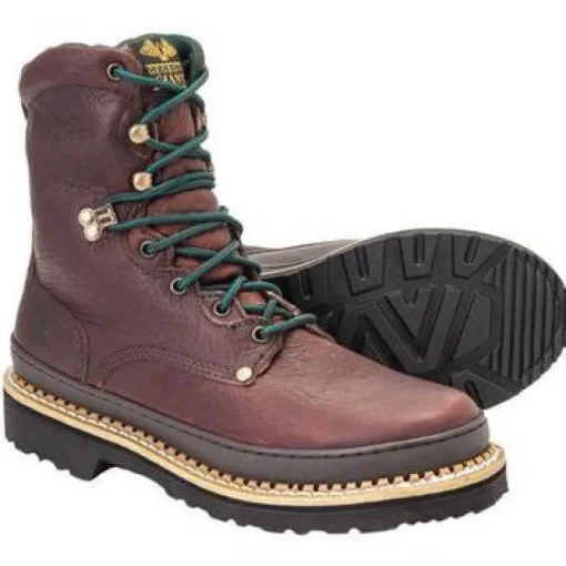 Georgia Men's Giant 8" Slip Resistant Work Boot -Brown- G8274