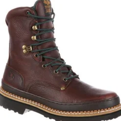 Georgia Men's Giant 8" Steel Toe Work Boot - Brown - G8374