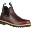 Georgia Men's Giant 5" Steel Toe WP High Romeo Work Boot -Brown- GR530
