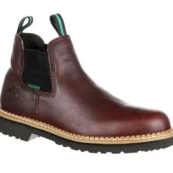Georgia Men's Giant 5" Steel Toe WP High Romeo Work Boot -Brown- GR530