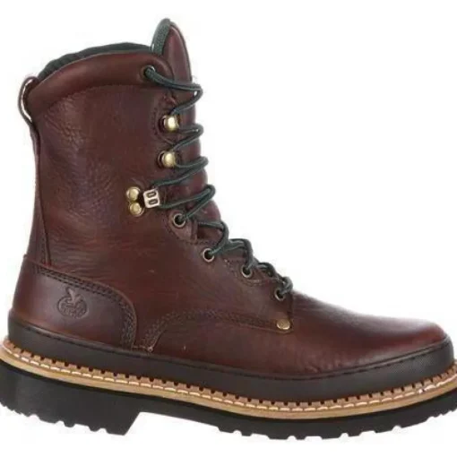 Georgia Men's Giant 8" Steel Toe Work Boot - Brown - G8374