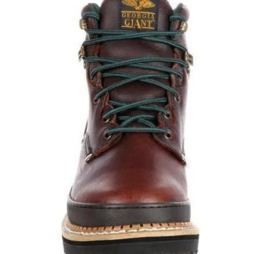 Georgia Men's Giant 6" Steel Toe Work Boot - Brown - G6374