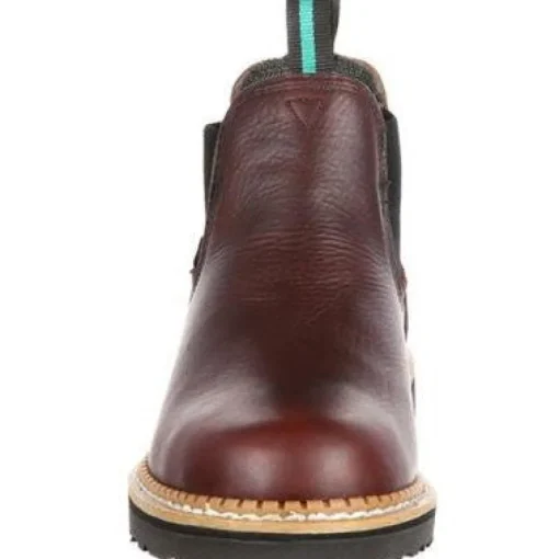 Georgia Men's Giant 5" Steel Toe WP High Romeo Work Boot -Brown- GR530