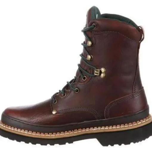 Georgia Men's Giant 8" Steel Toe Work Boot - Brown - G8374