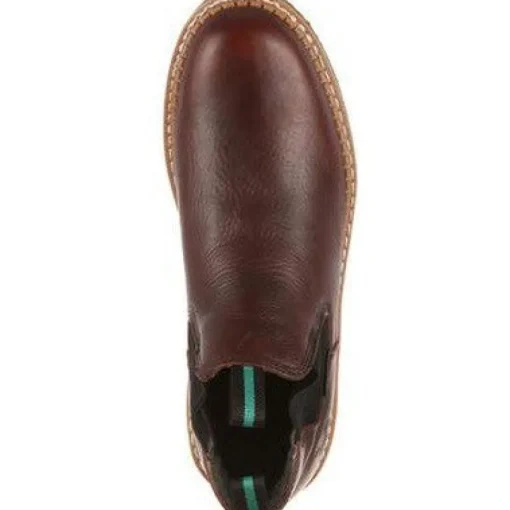 Georgia Men's Giant 5" Steel Toe WP High Romeo Work Boot -Brown- GR530