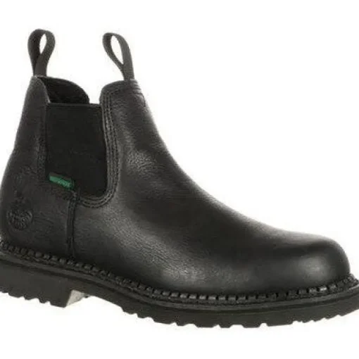 Georgia Men's Giant 5" WP High Romeo Work Boot -Black- GB00084