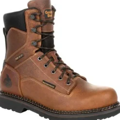 Georgia Men's Giant Revamp 8" Waterproof Work Boot -Brown- GB00318