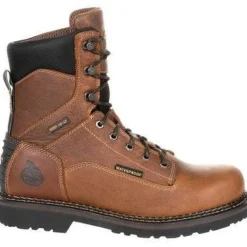 Georgia Men's Giant Revamp 8" Waterproof Work Boot -Brown- GB00318