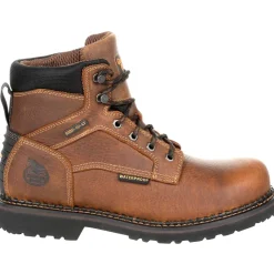 Georgia Men's Giant Revamp 6" Waterproof Work Boot - Brown - GB00316