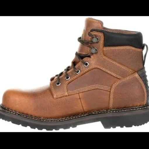 Georgia Men's Giant Revamp 6" ST Waterproof Work Boot -Brown- GB00317