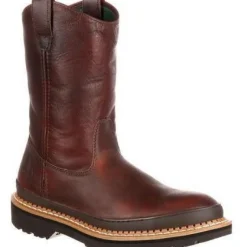 Georgia Men's Giant Steel Toe Pul-On Work Boots - Brown - G4374