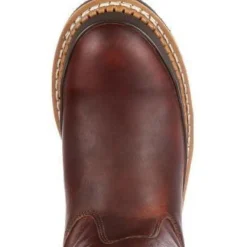 Georgia Men's Giant Steel Toe Pul-On Work Boots - Brown - G4374
