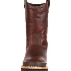 Georgia Men's Giant Steel Toe Pul-On Work Boots - Brown - G4374