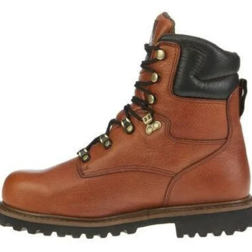 Georgia Men's Hammer 6" ST Internal Metguard Work Boot -Brown- G8315