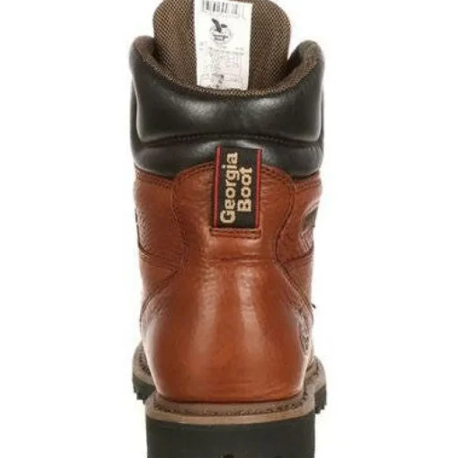 Georgia Men's Hammer 6" ST Internal Metguard Work Boot -Brown- G8315