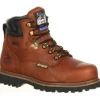 Georgia Men's Hammer 6" Steel Toe MG Work Boot -Brown- G6315