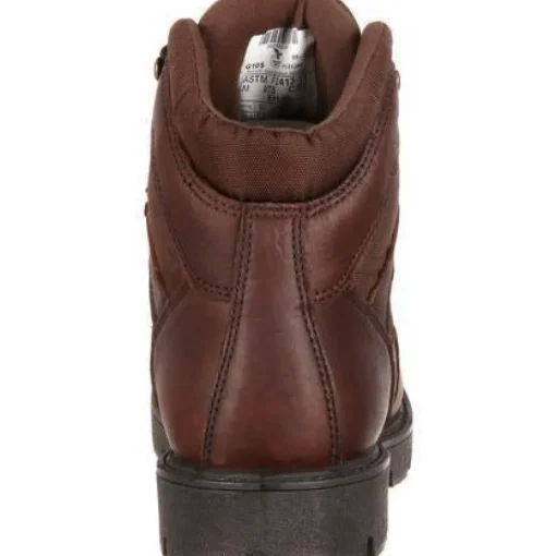 Georgia Men's Homeland 6" Waterproof Work Boot - Brown - G106