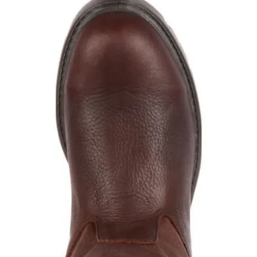 Georgia Men's Homeland Stl Toe WP Wellington Work Boot - Brown - G111