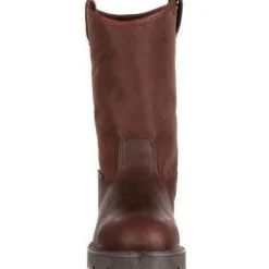 Georgia Men's Homeland Stl Toe WP Wellington Work Boot - Brown - G111